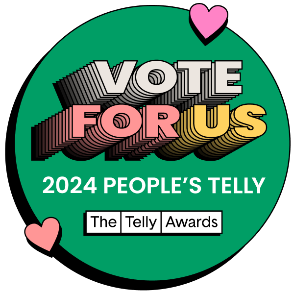 A sample promotional image to publicize your Telly nomination