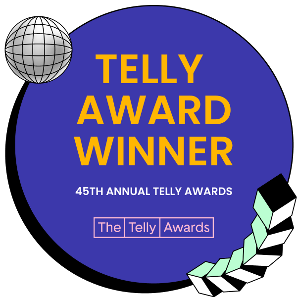 A sample promotional image to publicize your Telly nomination