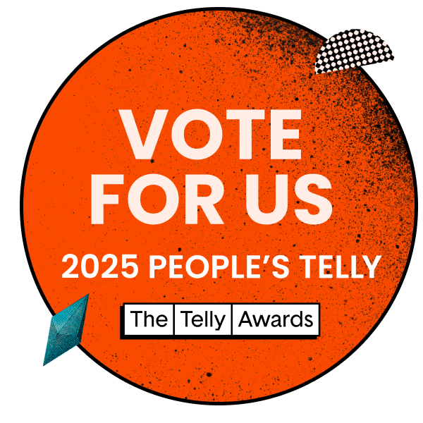 A sample promotional image to publicize your Telly nomination
