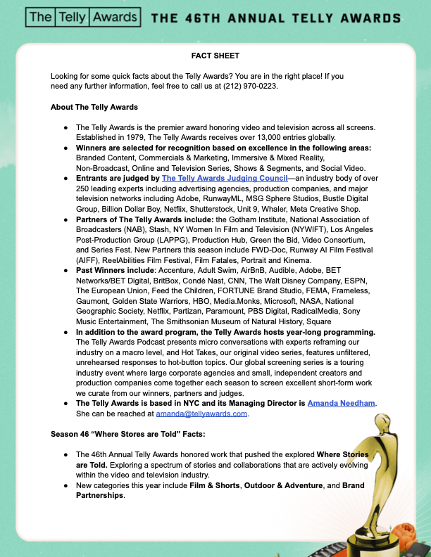 Promotional Image for the Fact Sheet