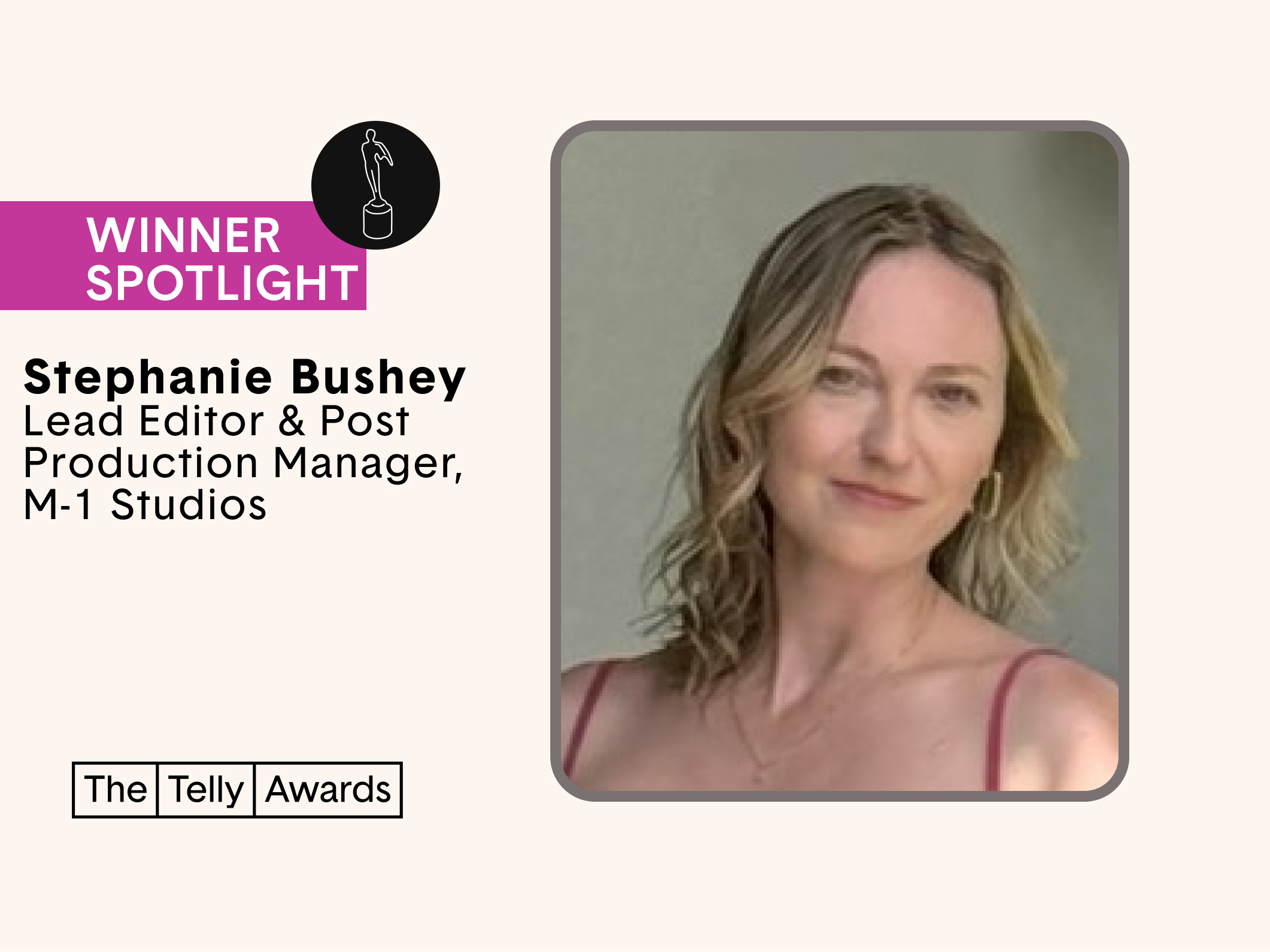 Stephanie Bushey on Pouring Everything Into Every Frame