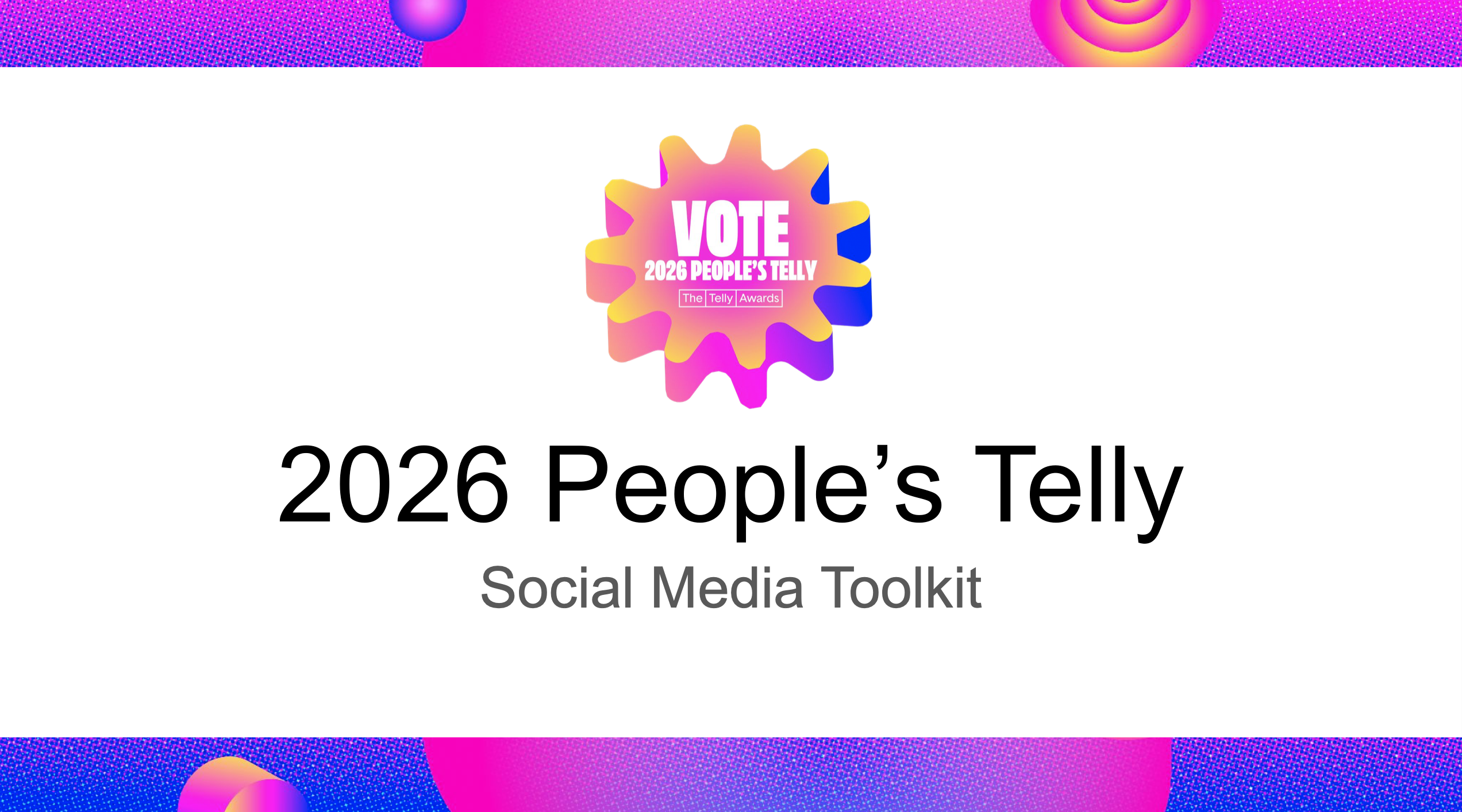 Promotional Image for the Social Media Toolkit