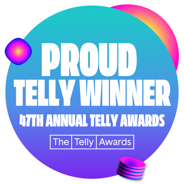 A sample promotional image to publicize your Telly nomination