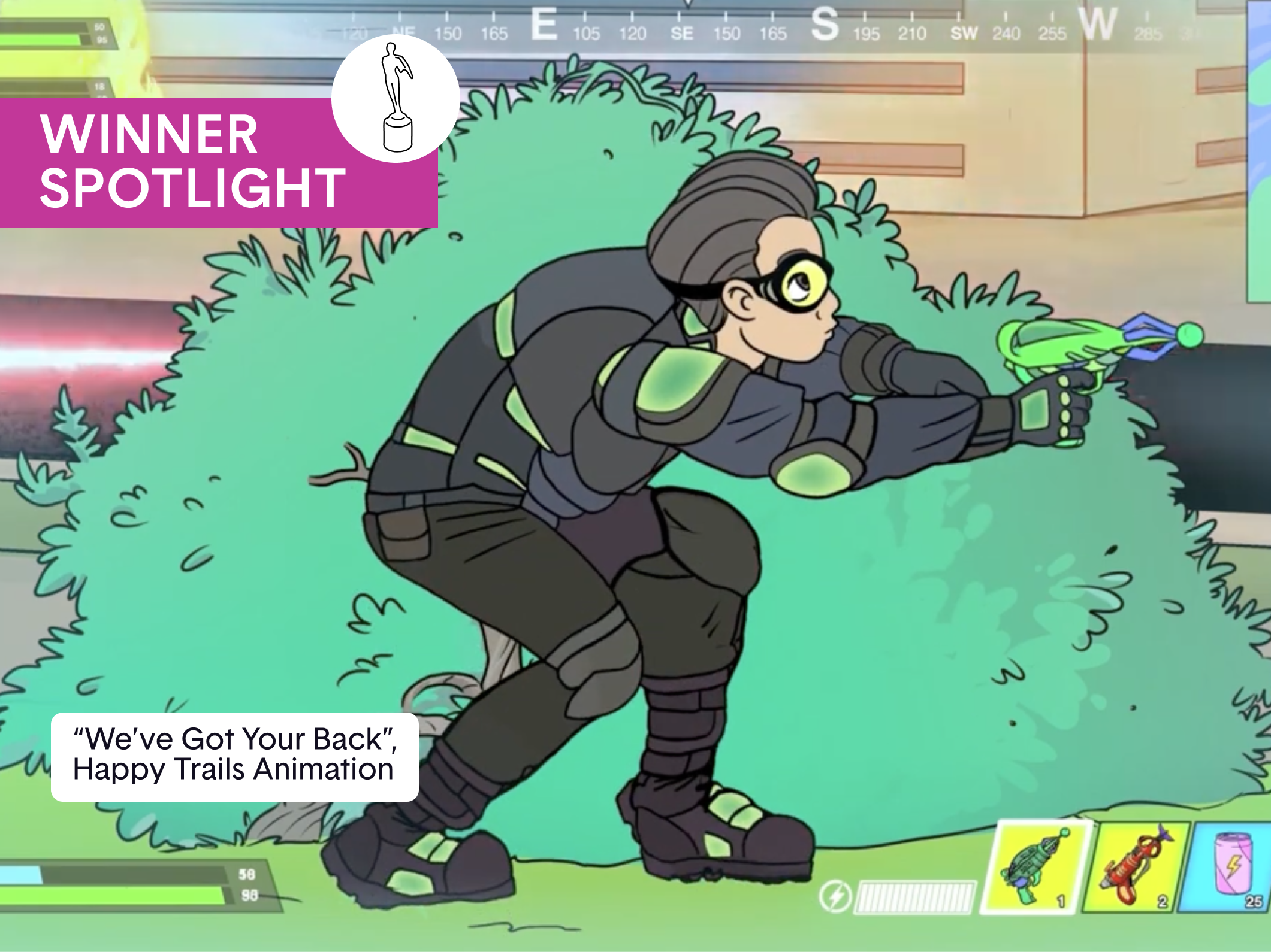 Happy Trails Animation on Three Visual Styles for Three Age Groups
